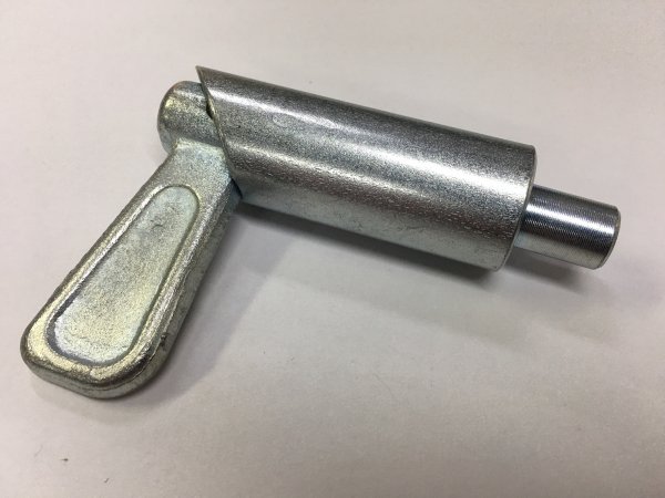 Federriegel, komplett verzinkt Hub 10mm