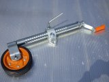 Extrem stabiles Riffelrohrsttzrad 48mm mit passender Gusschelle 